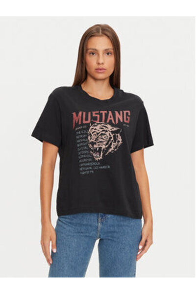 Mustang Γυναικείο T-Shirt 1015457 Μαύρο