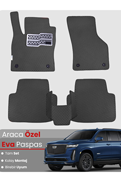 stiloto مجموعة كاملة من دواسات EVA متوافقة مع كاديلاك إسكاليد (2021-2024) - م...