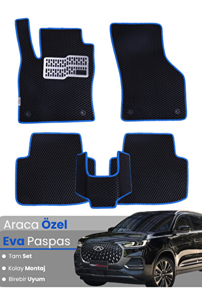 Genel Markalar CHERY TİGGO 8 PRO MAX (2024-2025) Uyumlu EVA Paspas Tam Set–Ar...
