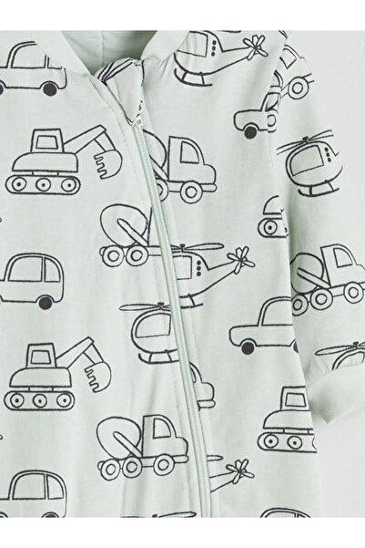 LC Waikiki LCW baby Gri 1.6 Tog Baskılı Erkek Bebek Uyku Tulumu