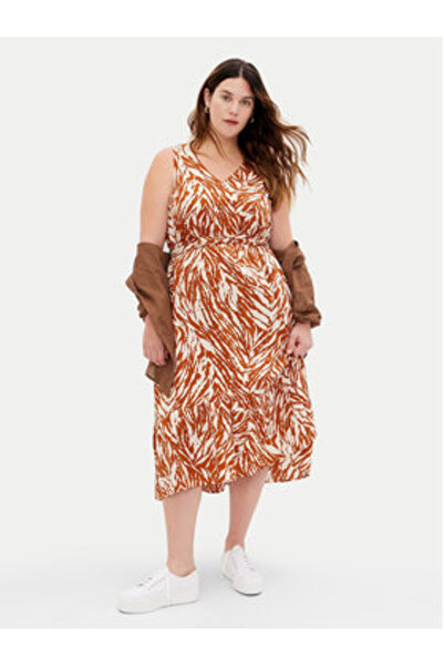 GAP Γυναικείο Καλοκαιρινό Φόρεμα 856730-01 Καφέ