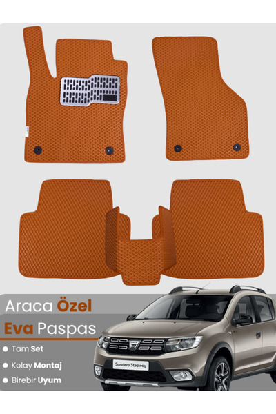 stiloto مجموعة كاملة من دواسات EVA متوافقة مع داسيا سانديرو ستيبواي (2012-202...