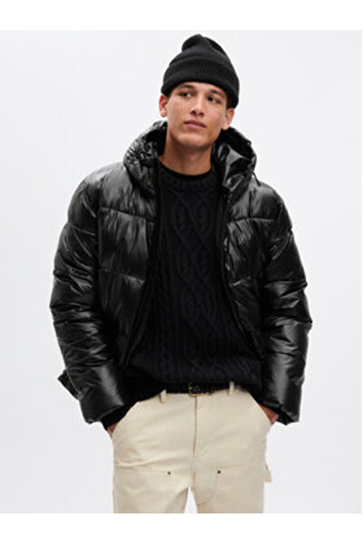 GAP Ανδρικό Χειμερινό Μπουφάν 816437-01 Μαύρο