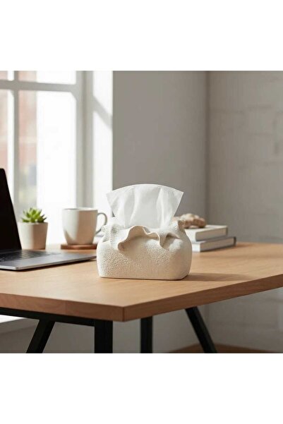 Casco علبة مناديل بتصميم متموج أنيق