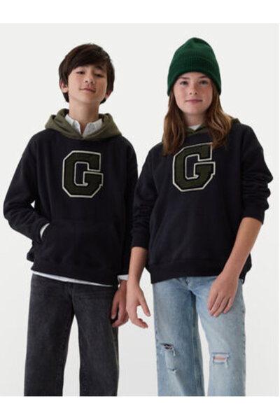 GAP Παιδικό Φούτερ Unisex 517824-02 Μαύρο