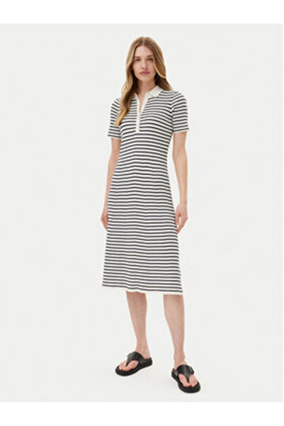 Gant Γυναικείο Πλεκτό Φόρεμα 4502085 Λευκό