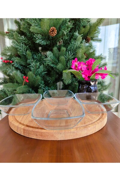 Madame Coco Belanita 4-Piece Serving Plate Set - 12 X 18 cm