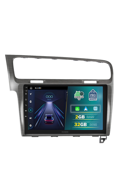 MaxTech Navigatie Volkswagen Golf 7 (2013-2018) dedicata, 2 GB Ram 32 GB Rom, Carplay & Android auto