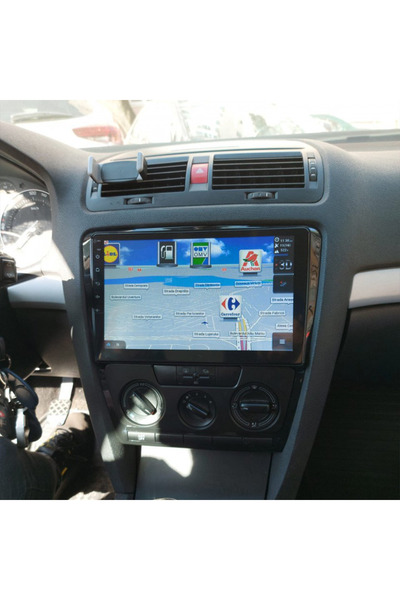 MaxTech Navigatie Skoda Octavia 2 pre-facelift (2004-2008) dedicata, 2 GB Ram 32 GB Rom, Carplay & Android