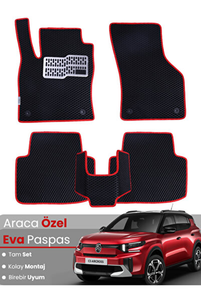 Guerrino مجموعة كاملة من دواسات EVA متوافقة مع سيتروين C3 Aircross (2017-2025...