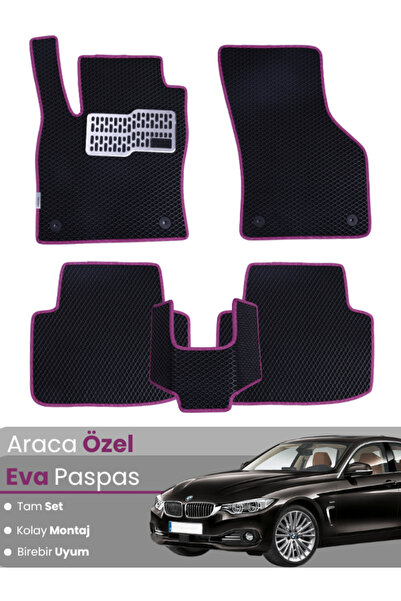 stiloto مجموعة كاملة من حصائر EVA متوافقة مع سيارة BMW الفئة 4 F36 GRANCOUPE ...