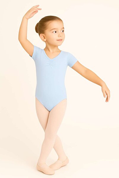 Ada Kostüm Tasarım بدلة رقص الباليه والجمباز ذات الأكمام القصيرة والمشدودة من...