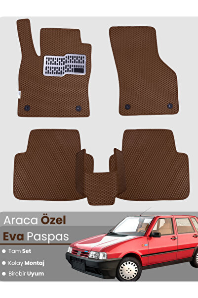stiloto مجموعة كاملة من سجاد EVA المتوافق مع سيارة فيات أونو (1987-2000) - مخ...