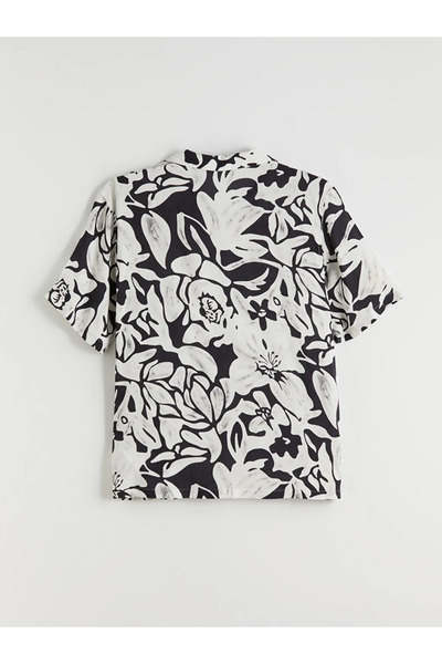 LC Waikiki Cămașă pentru bărbați LCW Vision, neagră, cu croială normală, cu g...