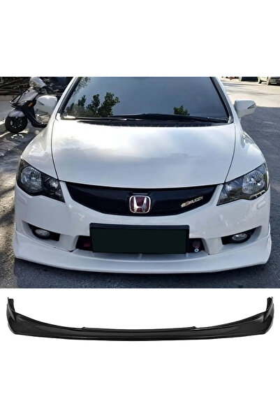 AkmTuning Honda Civic Fd6 Makyajlı Kasa Typer Ön Ek Karlık Plastik Mat Siyah 2009 2010 2011 2012