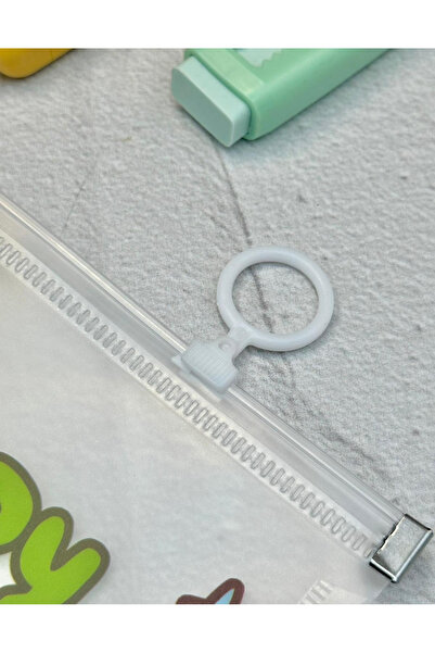 ZeCo Collection Capybara Şeffaf Tek Bölmeli A4 Fermuarlı Dosya Klasörü / Belge Dosyası/Düzenleyici Klasör/ Dosya