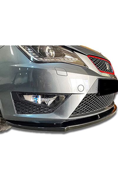 AkmTuning Seat İbiza Mk4 Cupra Ön Lip Parlak Siyah Plastik Ön Ek Karlık 2008-2017 ABS