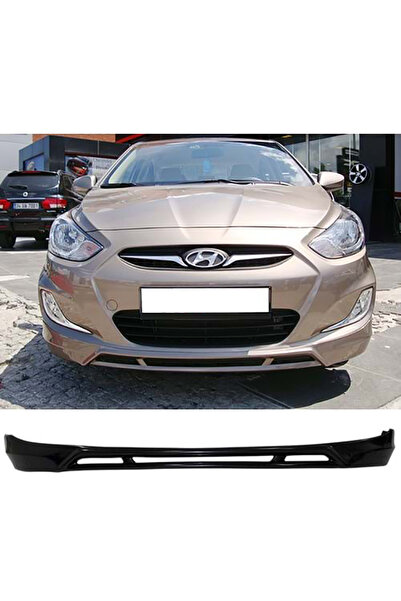 AkmTuning Hyundai Accent Blue Trend Ön Ek Karlık Plastik Mat Siyah 2011-2018