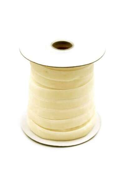 OEM Velvet ribbon 25 MM 22.5 M, light cream
