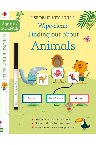 Usborne Publishing Εκπαιδευτική κάρτα δραστηριοτήτων - Wipe-Clean Finding Out...