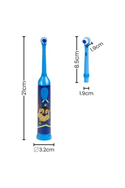 Huslog Electric Toothbrush Paw Patrol Chase Blue for Kids