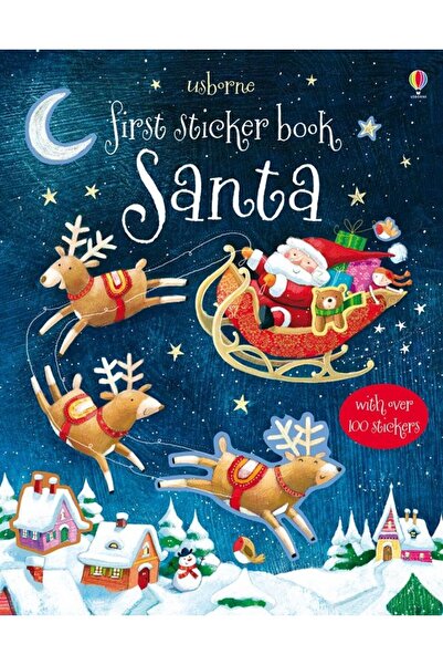 Usborne Publishing Carte stickere - First Sticker Book Santa, Usborne