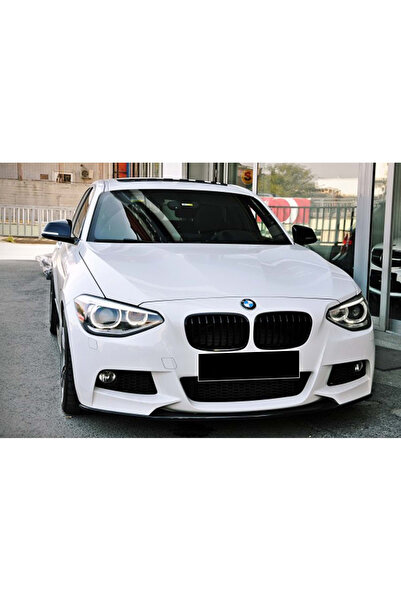AkmTuning Bmw F20 M Technic Düz Ön Lip Parlak Siyah Plastik Ön Ek Karlık 2011...