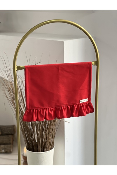 KaiAtelier Lovely Keten Fırfırlı Kurulama Bezi