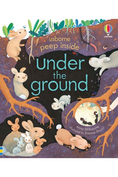Usborne Publishing Παιδικό βιβλίο - Peep Inside Under the Ground, Usborne, 3 ...