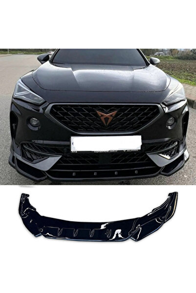 AkmTuning Cupra Formentor Ön Lip Parlak Siyah Plastik Ön Ek Karlık