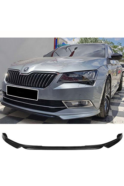 AkmTuning Skoda SuperB Abt Ön Ek Karlık Abs Plastik Mat Siyah 2018 2019 2020 ...