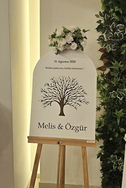 şeyma lazer Nişan Düğün Parmak İzi Anı Ağacı Panosu