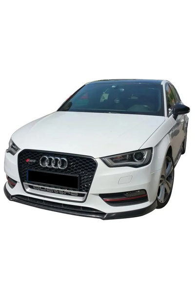 AkmTuning Audi A3 8V Ön Ek Karlık Plastik Mat Siyah 2012 2013 2014 2015 2016