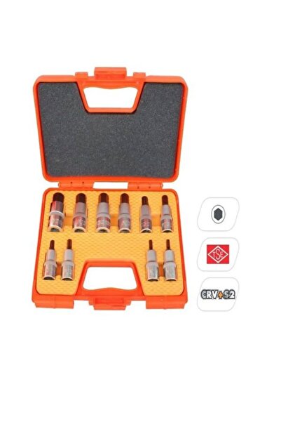Rico 10 Pc Allen Socket Set