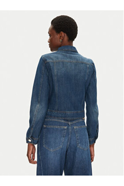 Morgan Γυναικείο Τζιν Μπουφάν 251-VPIMI Μπλε