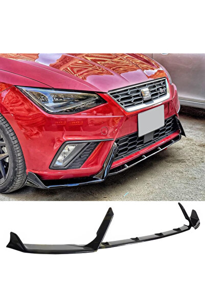 AkmTuning Seat İbiza Mk5 Lenz Race Cup Ön Lip 3 Parça Piona Black 2017 ve üzeri