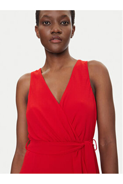 Morgan Γυναικείο Φόρεμα Κοκτέιλ 241-ROSVAL Κόκκινο