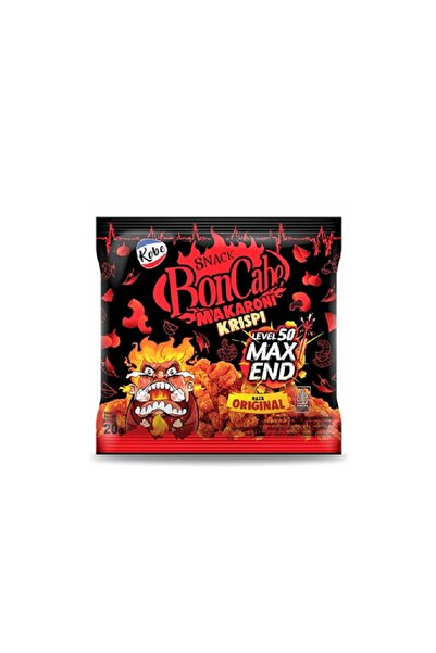 KOBE BonCabe Makaroni Krispi Level 50 MAX END – Extra Acı Orijinal 20g 1 Adet