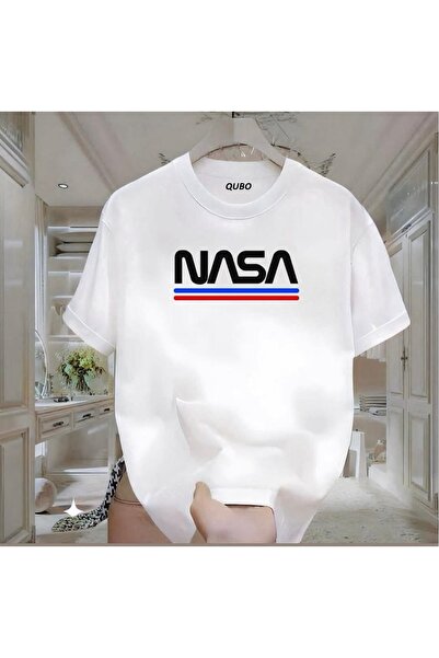 qubo sportswear & company qubo Футболка з коротким рукавом з бавовняної тканини з великим принтом