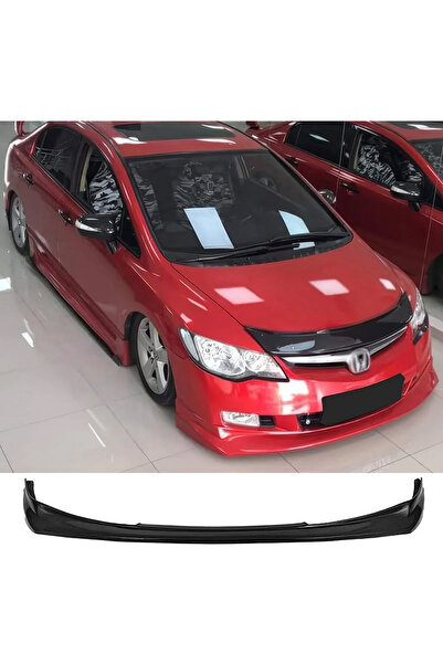 AkmTuning Honda Civic Fd6 Makyajsız Kasa Typer Ön Ek Karlık Plastik Mat Siyah 2006 2007 2008 2009