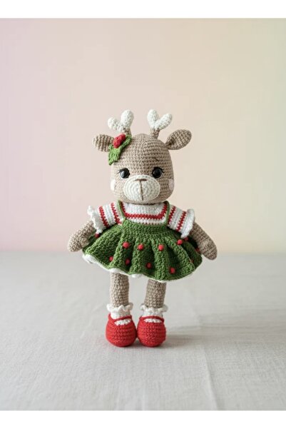 Zey's Amigurumi Amigurumi Örgü Oyuncak Yılbaşı Geyiği