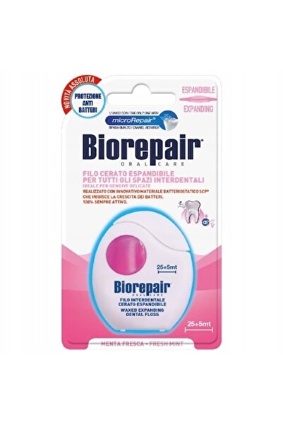 Biorepair Waxed Dental Floss, 25m