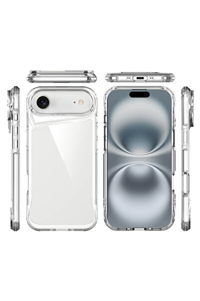 UnDePlus Apple iPhone 17 Air Case Maxi Mus Non-Yellowing Transparent Cover