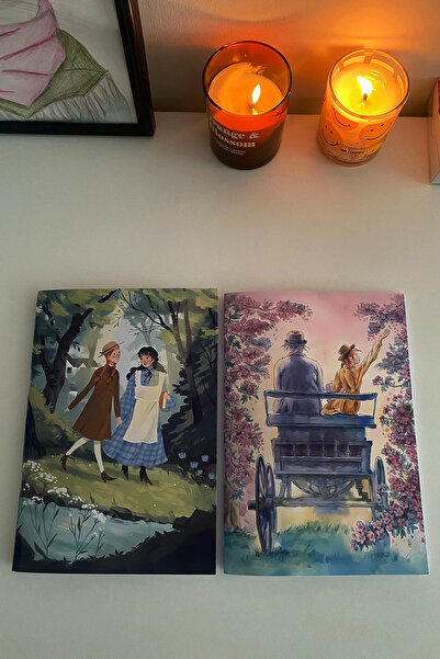 İnci Rüyası Hediyelik Anne with an E Designed 4-Ring Binder Notebook - Unlined, A5, Notepad, Notebook, 30 Pages