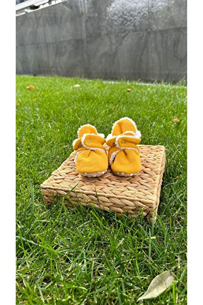BabyDia Combed Cotton Anti-Slip Sole Booties