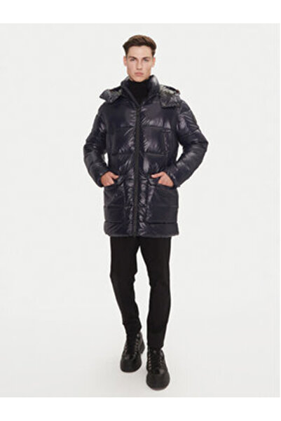 SAVE THE DUCK Ανδρικό Χειμερινό Μπουφάν D40292M-LUCK19 Μπλε Σκούρο Μπλε