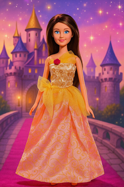 Vardem 29 cm Sarı Elbiseli Gelinlik Bebek – Good Girl Oyuncak Bebek (3+ Yaş)