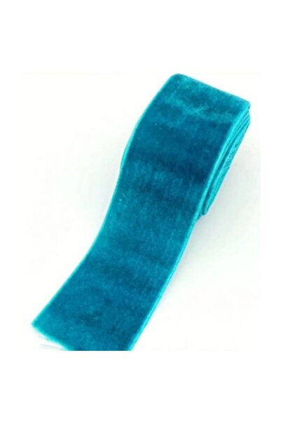OEM Panglică de catifea 40 mm 22.5 m, turcoaz