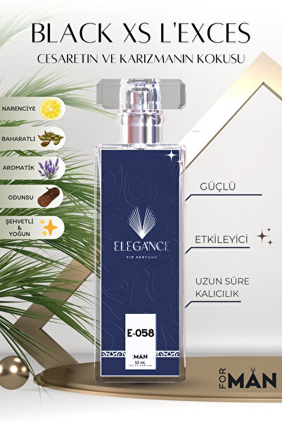 silver elegance vip perfume Black XS L’Exces Edp 50 ml – Oryantal ve Baharatl...