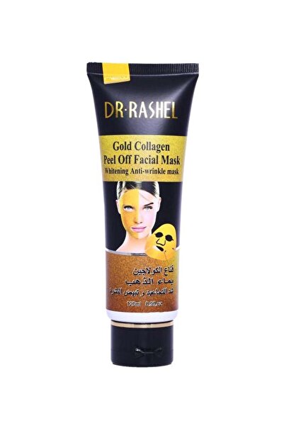 DR.RASHEL قناع الوجه المقشر بالكولاجين الذهبي من دكتور راشيل، 120 مل